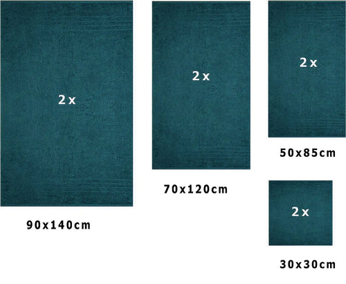 Absorbent Cotton Bath Towels